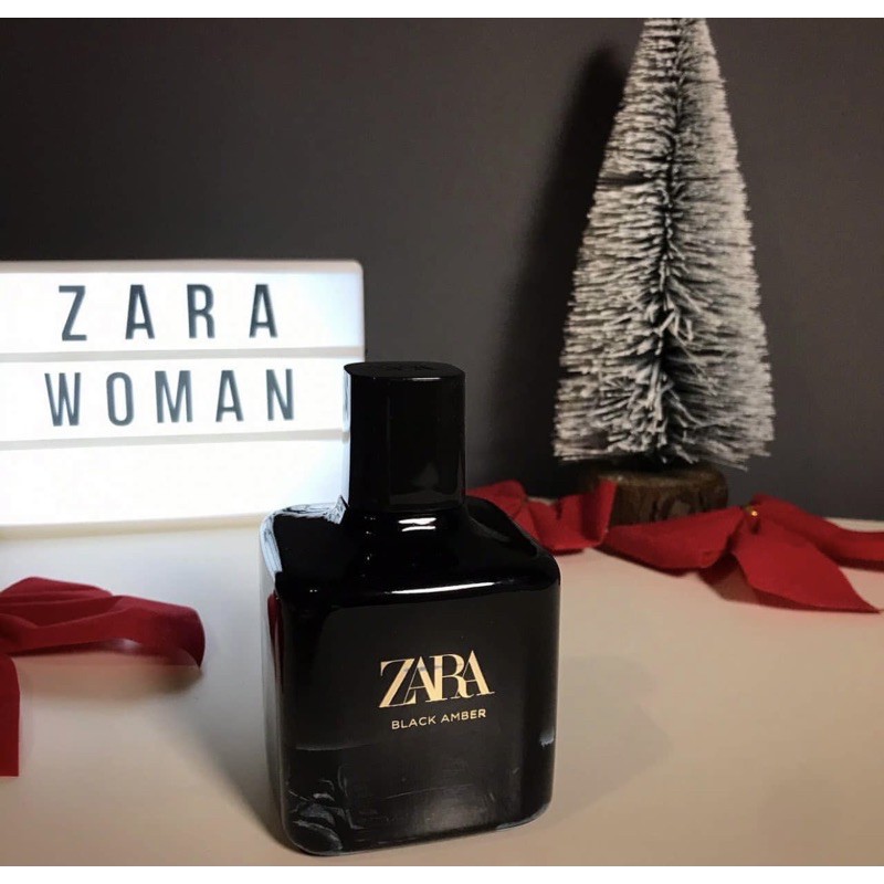 PARFUM UNISEX ZARA BLACK AMBER ORIGINAL NON BOX