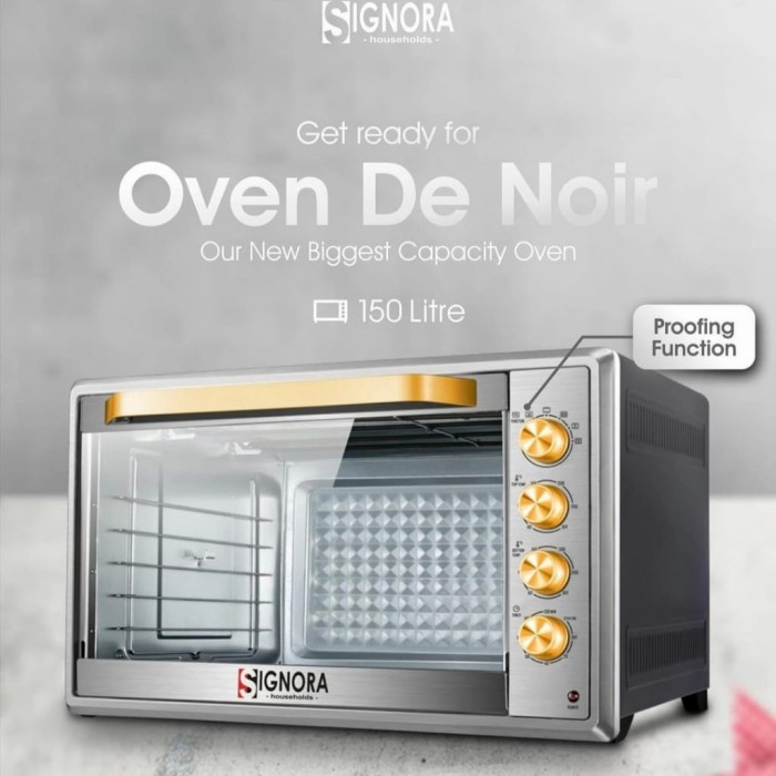 Oven Signora De Noir Kapasitas 150L Bonus Hadiah Kategori 6