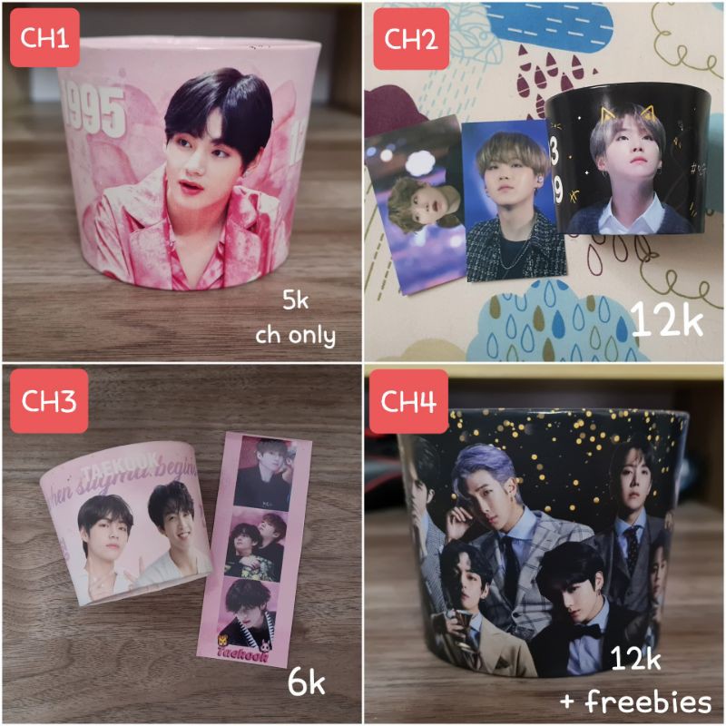 [Ready Stock] CH Cup holder TXT, BTS