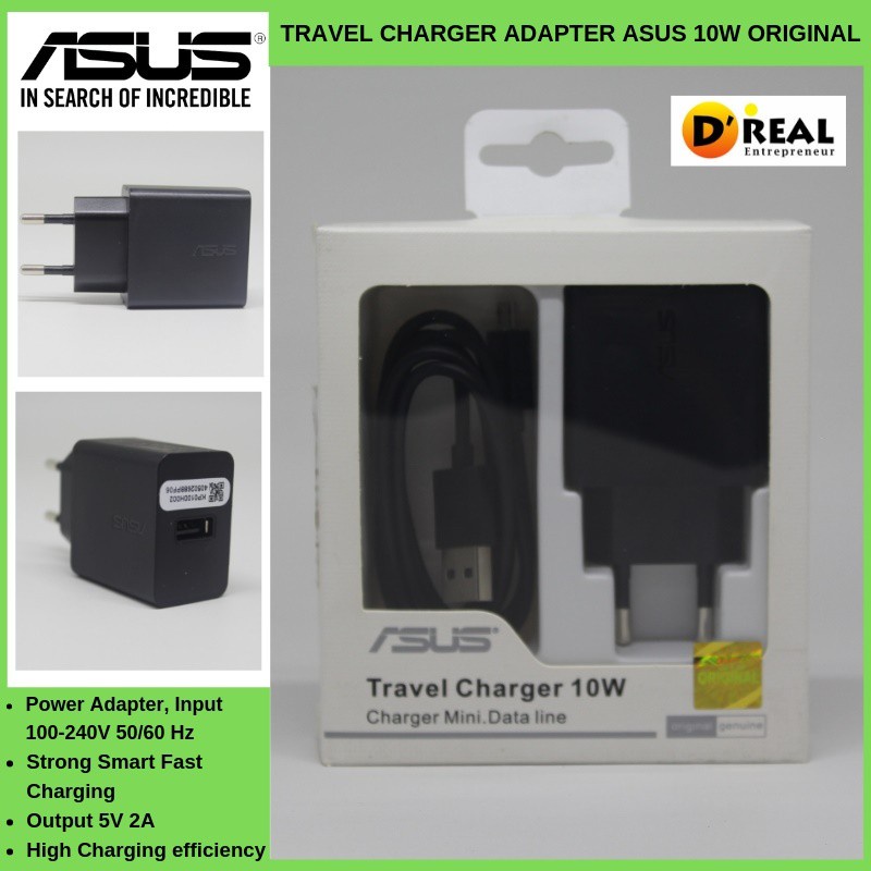 TRAVEL CHARGER ADAPTER ASUS MICRO USB 10 W ORIGINAL