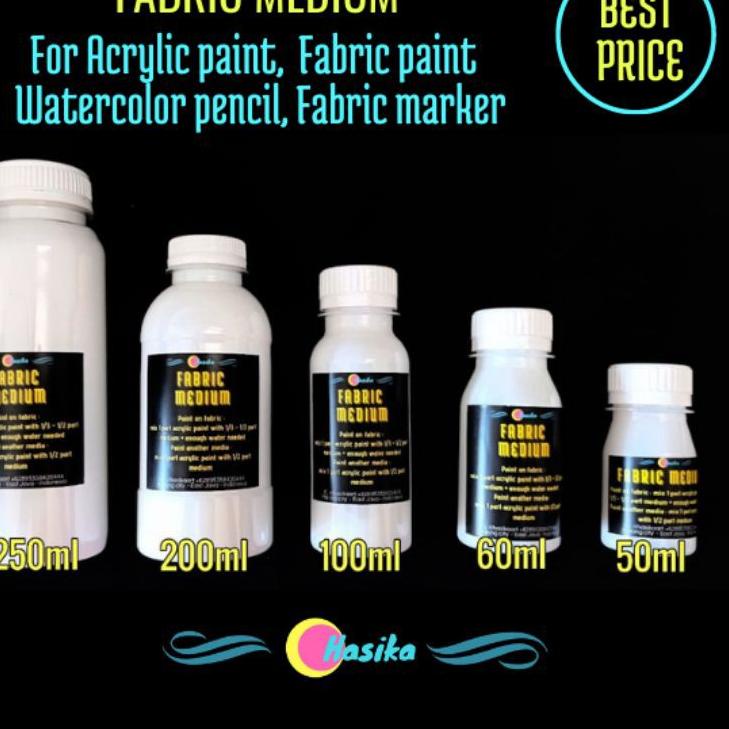 

✩Grosir✪← KATQB FABRIC MEDIUM PREMIUM 15 - 250 ml, MEDIUM ACRYLIC, FABRIC MEDIUM J ✩Promo