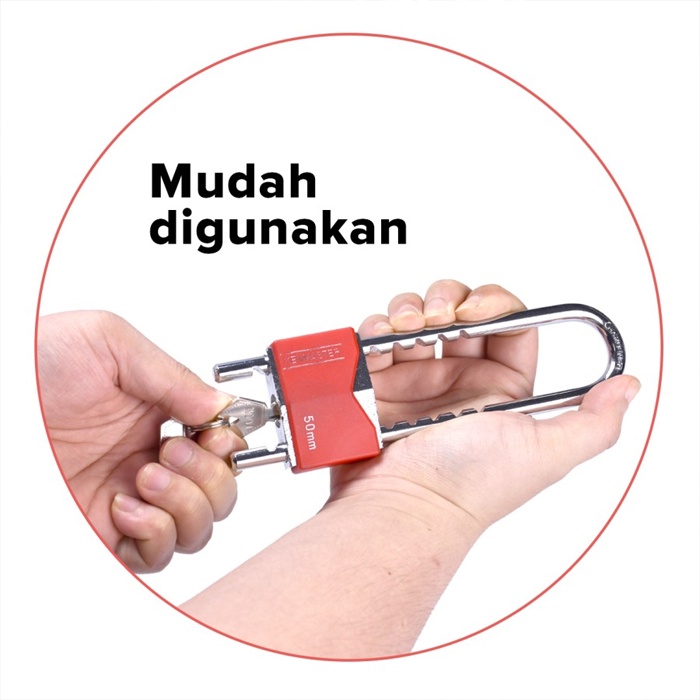 Gembok 50 mm Panjang Kenmaster Velg Ban Sepeda Motor Anti Maling Termurah