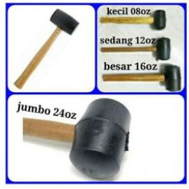 Palu Karet Kecil Sedang Besar - Palu Keramik