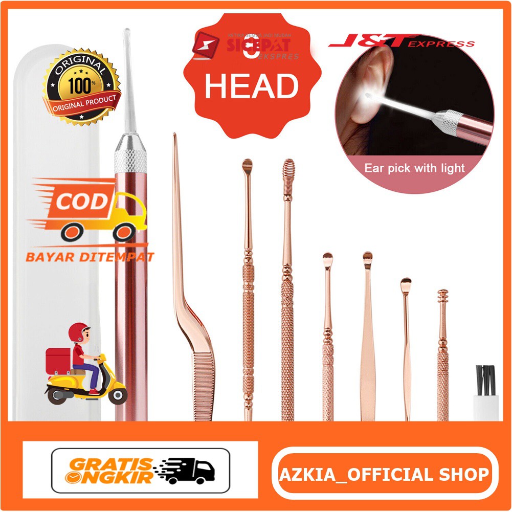 Pembersih telinga bayi lampu /alat pembersih telinga/hidung Pembersih telinga bayi aman anycare earp