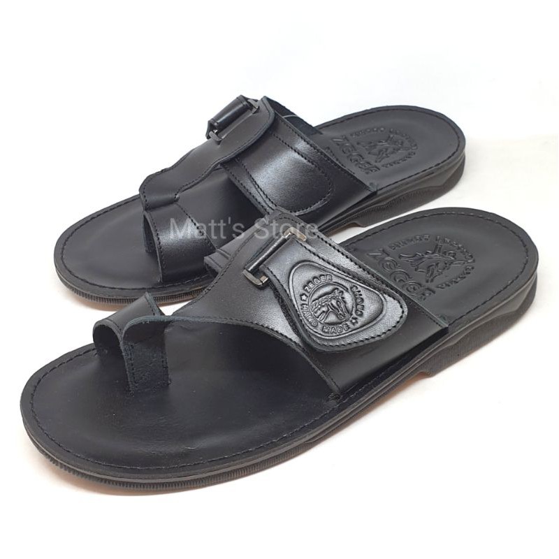 Sandal kulit asli pria Zeger P 226 - size 38 - 43 - 100% original