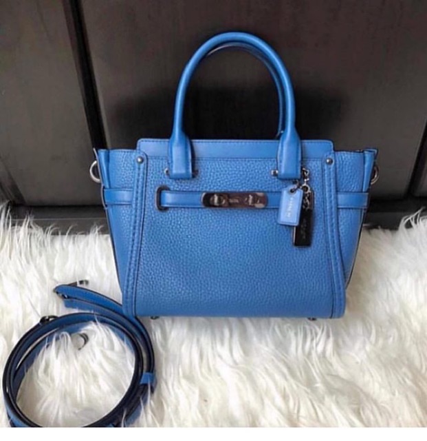 Coach swagger 21 blue lapis
