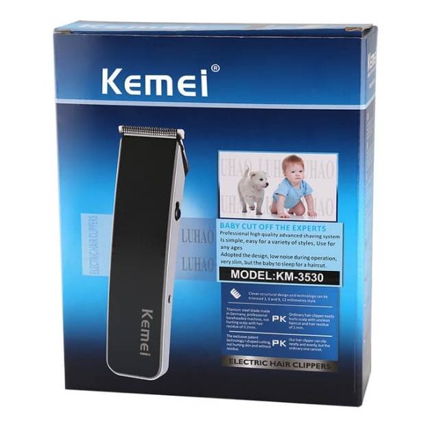 Kemei KM - 3530 Alat Cukur Rambut Dan Baby Hair Clipper Rechargeable