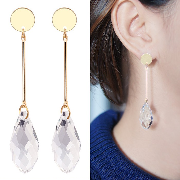 Anting pesta berlian imitasi murah fashion korea