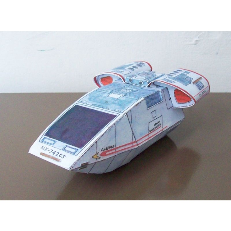 Star Trek Type 10 shuttlecraft Chaffee Papercraft