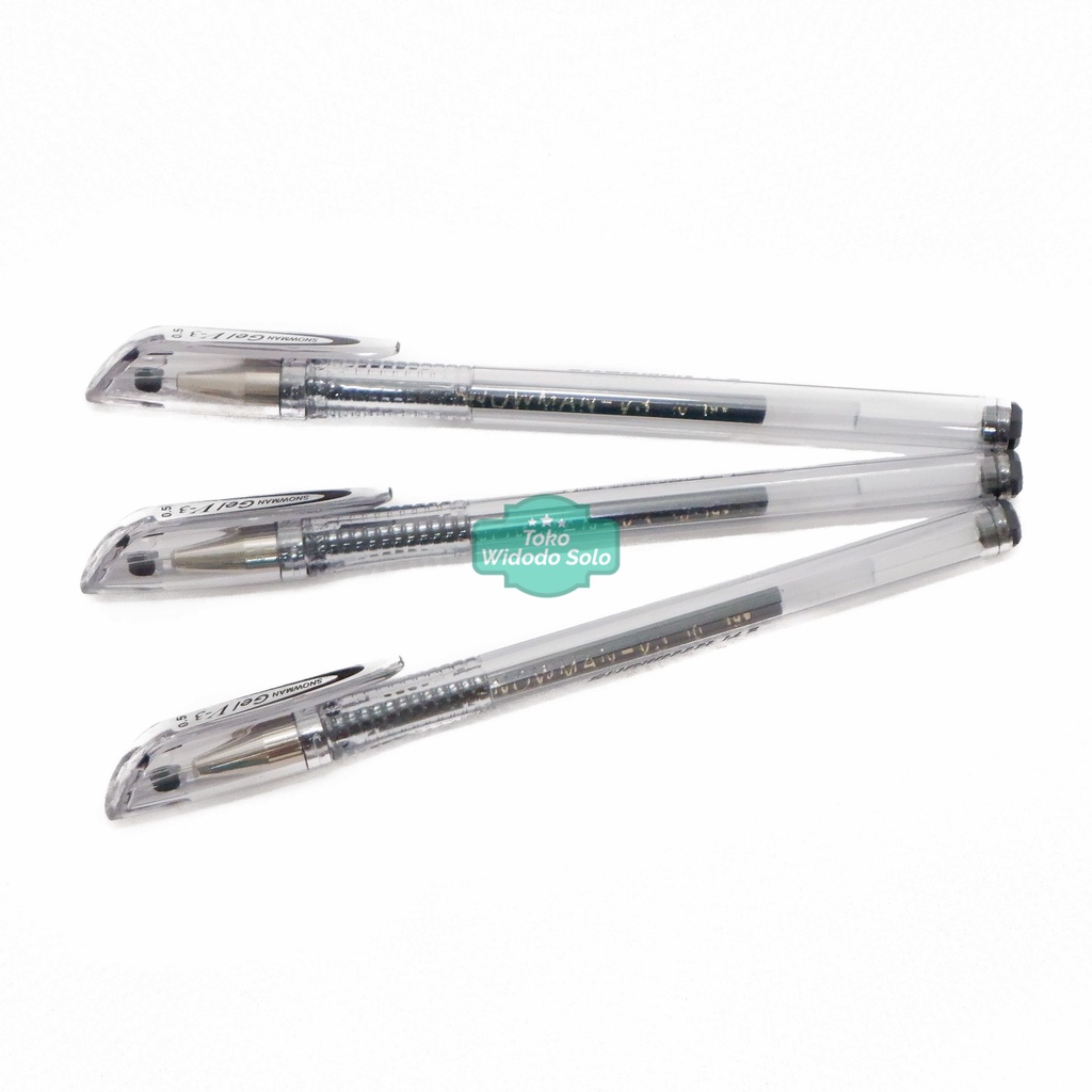 

1 BUAH Pulpen Snowman V3 0,5mm Hitam/ Merah/ Biru Gel Pen