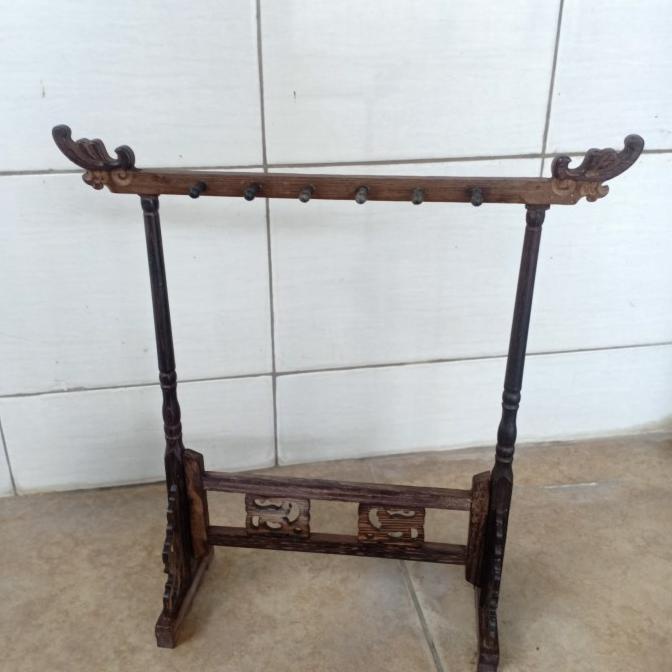 

[[COD]] rak gantung kuas kaligrafi kayu 12 hook FREE ONGKIR Kode 1061