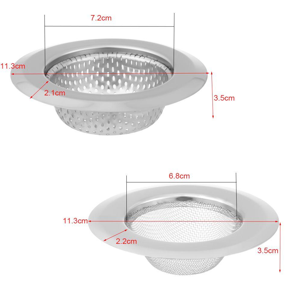 Suyo Saringan Wastafel Dengan Tutup Bathroom Shower Waste Drainer Cleaning Food Hair Stopper