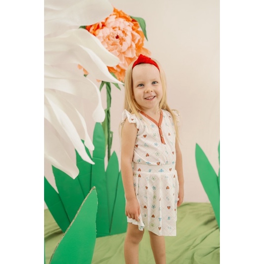 Bohopanna Ruffle Top Disney Tinkerbell - Kaos Atasan Anak 0-4thn