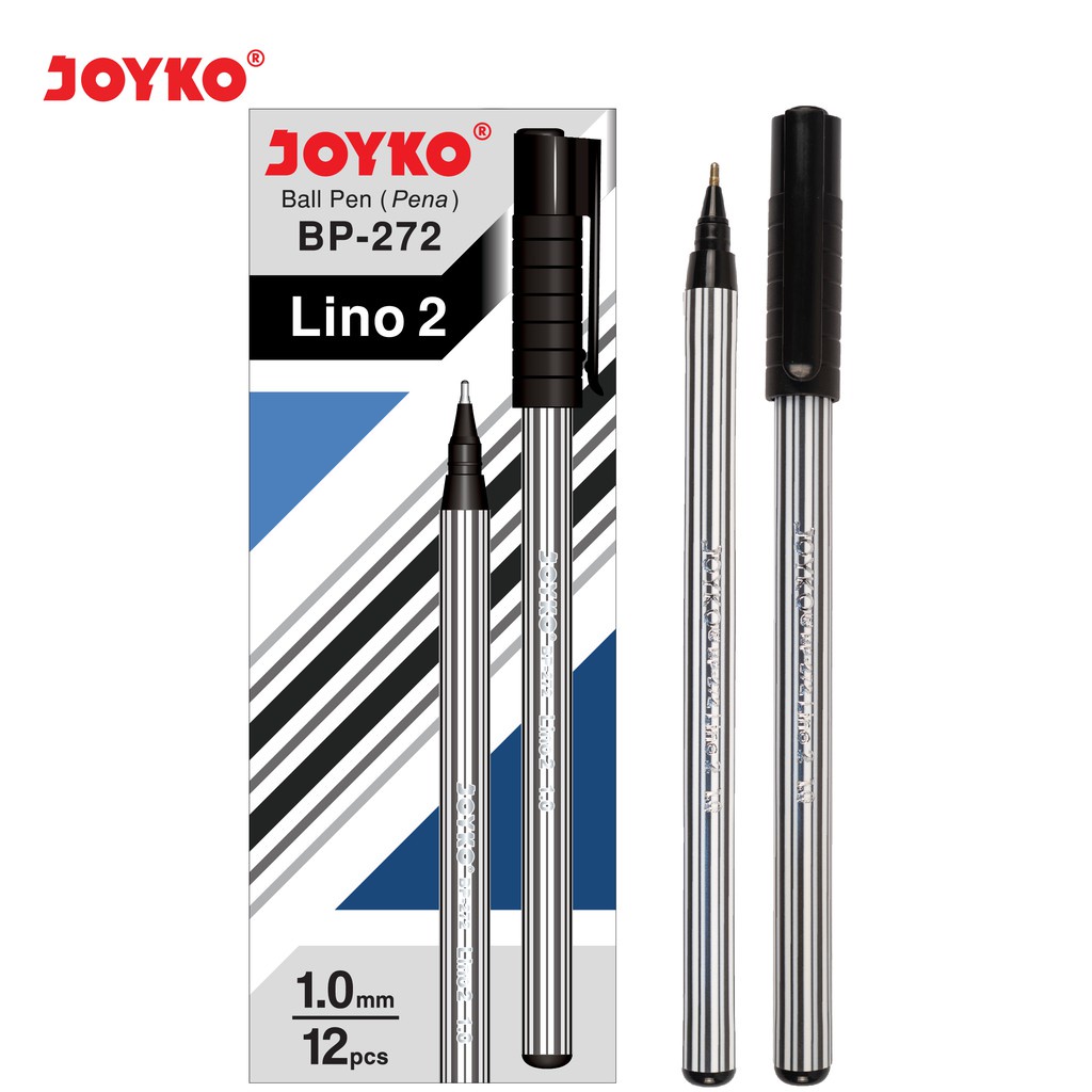 

Pulpen Joyko Lino 1.0mm Hitam