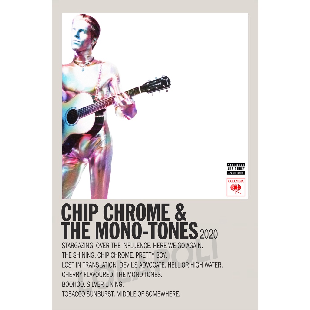 Poster Cover Album Chip Chrome &amp; The Mono-Tones (Deluxe) - The Neighbourhood