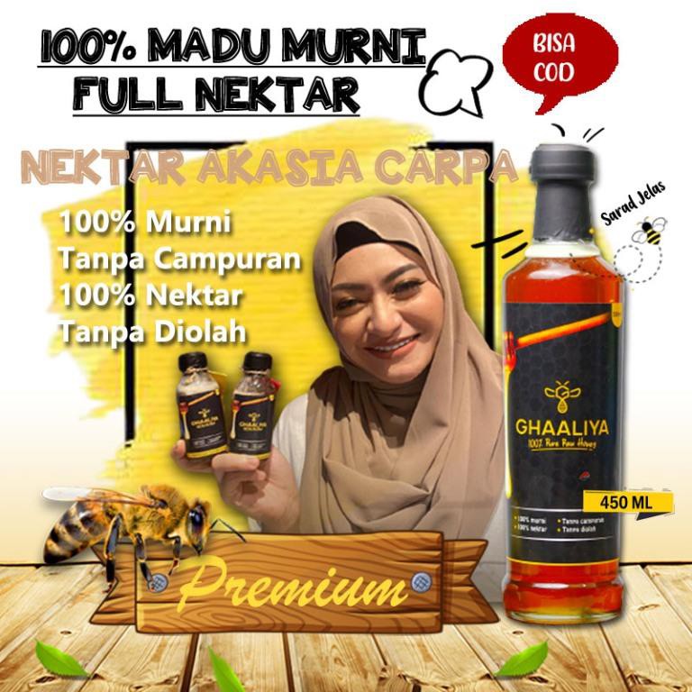 

Honey Madu Sehat Alami Hutan Randu Organik Murni Asli Carpa Perhutani Nusantara 450ml A4