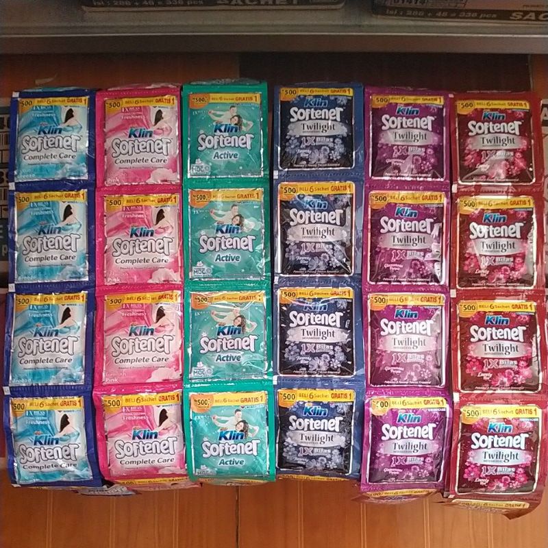 SOKLIN SOFTENER 1X BILAS RENCENG 11ml ISI 12'SACHET