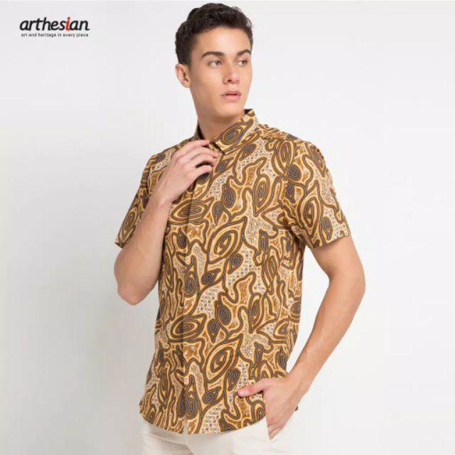 [arthesian] Kemeja Batik Pria  - Delvin Batik Dobby