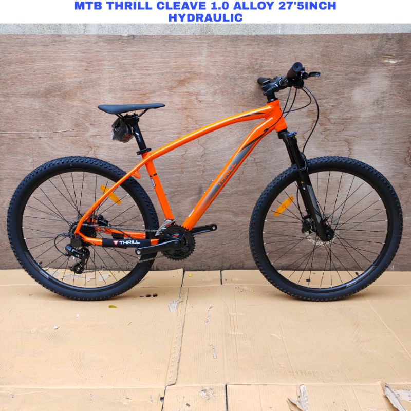 Sepeda Gunung MTB Thrill Cleave 1.0 New Alloy 27'5Inch Rem Hydraulic