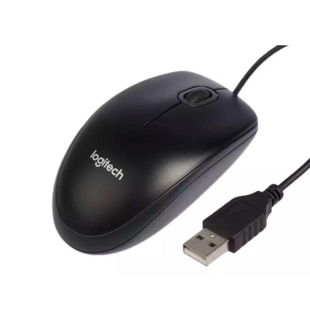 Logitech B100 Mouse Kabel USB Optical