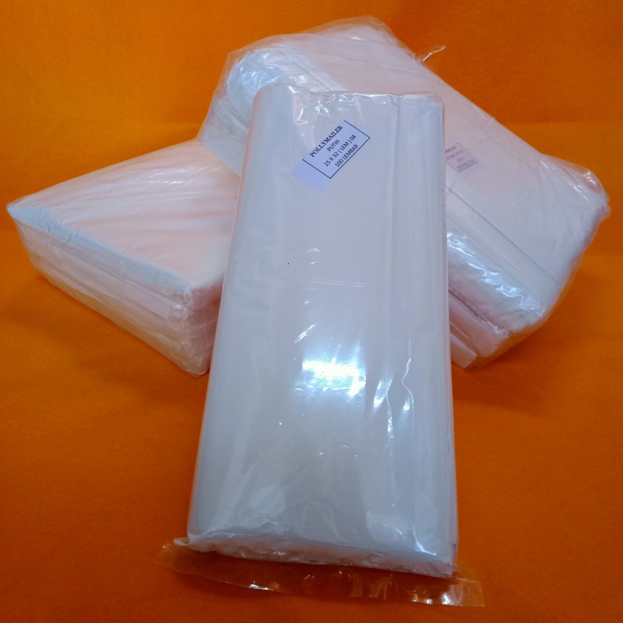 

Plastik Pollymailer Putih Super 25cm x 35cm isi 100 Lbr