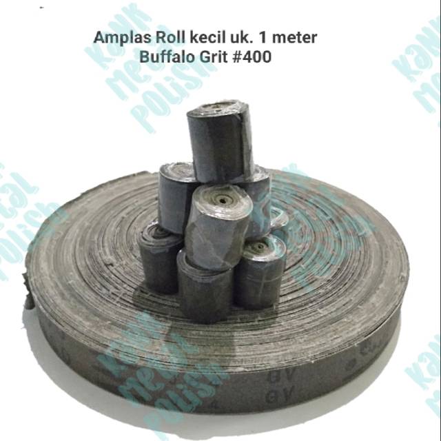 Amplas Bor tuner Roll kecil uk. 1 meter BUFFALO Grit #400