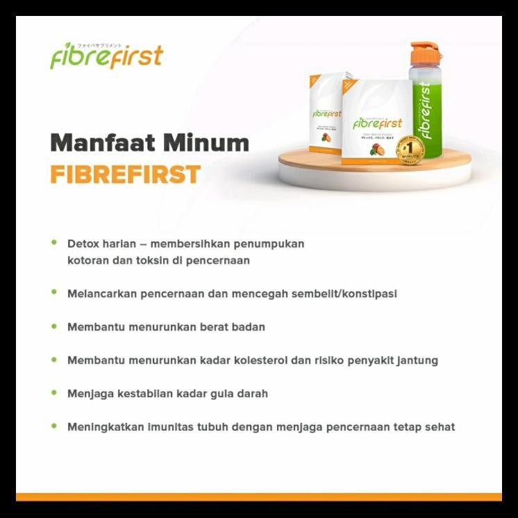 FIBRE FIRST Isi 15 Sachet Fiber First Fibrefirst Fiberfirst Diet Detox