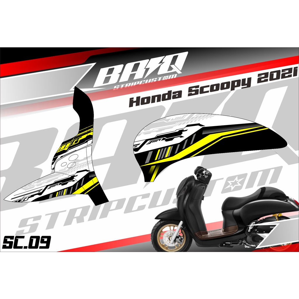 STRIPING SCOOPY 2021 VARIASI RACING 3