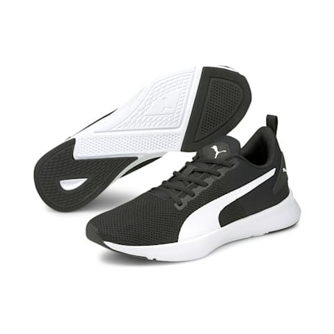 Sepatu Running PUMA FLYER RUNNER Black-White 192257 09