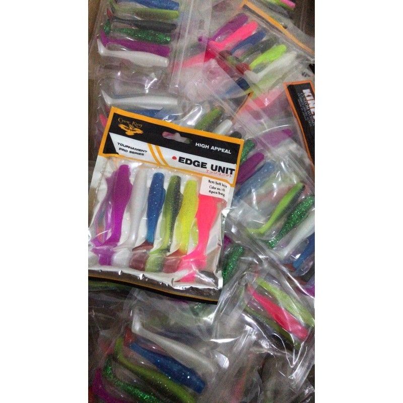 Softlure Lazarus 8cm (Mix Colourful) Paddle Tail
