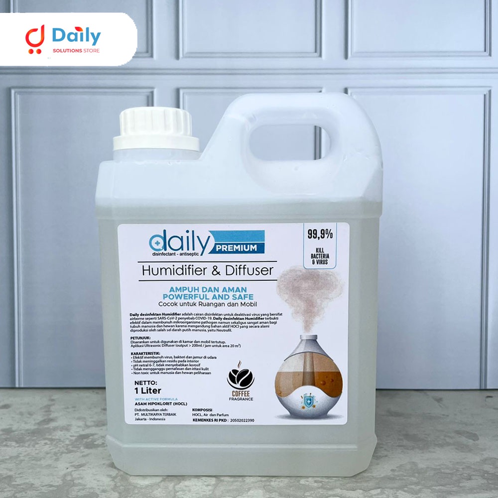 DESINFEKTAN DAILY DISINFEKTAN 1 LITER KHUSUS HUMIDIFIER &amp; DIFFUSER ANTIBACTERIAL DAN VIRUS