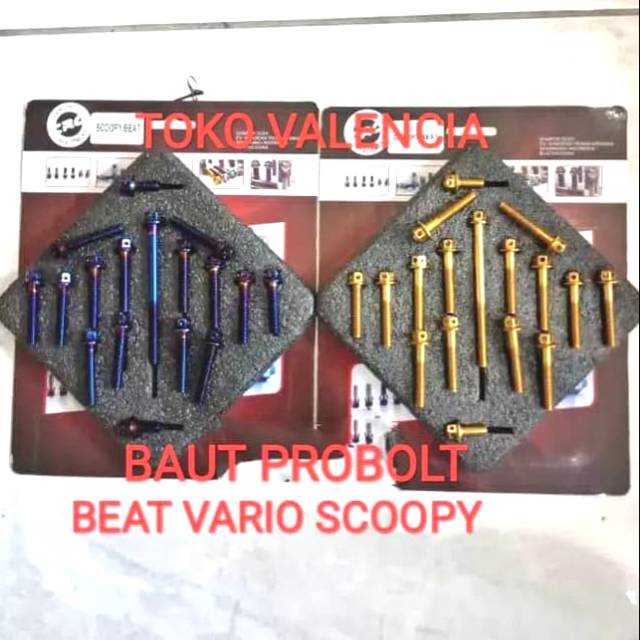 BAUT PROBOLT CVT BEAT VARIO SCOOPY BAUT CVT BEAT BAUT BLOK MESIN