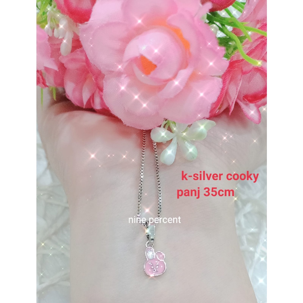 COD, TERBARU KALUNG PERHIASAN ANAK FASHION BTS/BT21/GOLD/SILVER