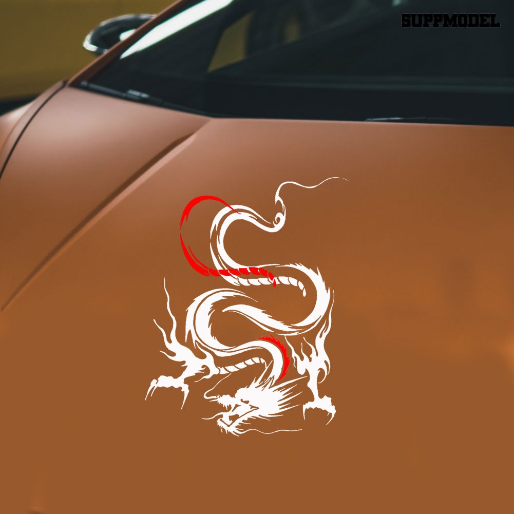 Stiker Decal Motif Tulisan Car-Styling Untuk Dekorasi Kap Mesin Mobil SUV / Truk