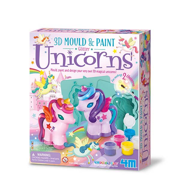

Mainan Edukasi Bydesign - 4M 3D Mould & Paint – Glitter Unicorns/00-04770