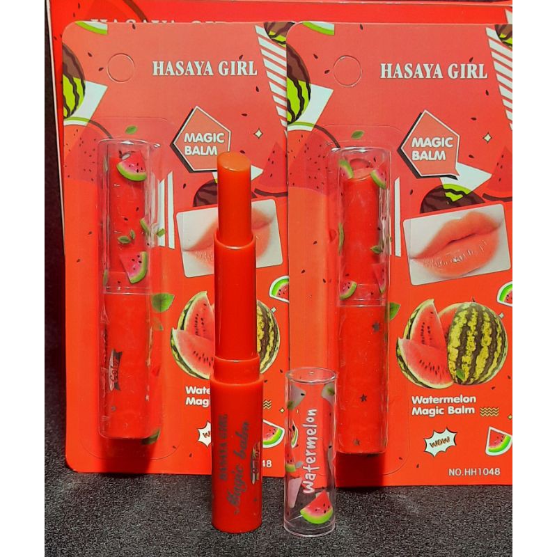 PROMO ECER!!!LIP BALM MAGIC WATERMELON/PEACH HASAYA GIRL HH1048/HH1047