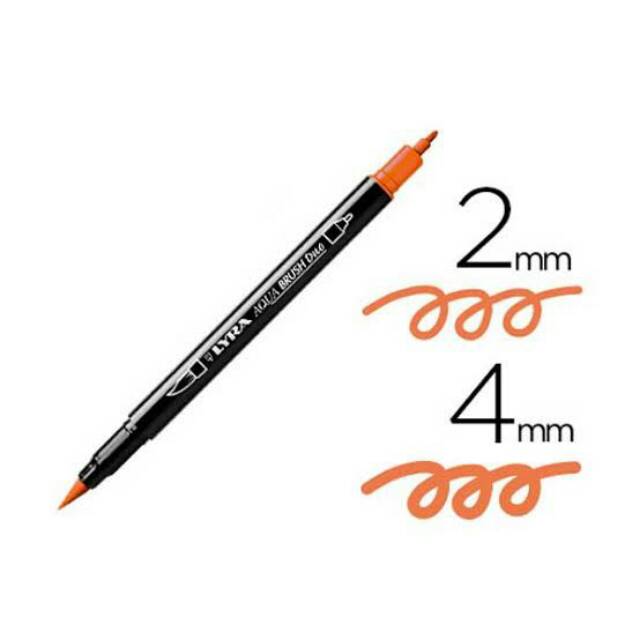 

Brush Pen Lyra Aqua Brush Duo Light orange