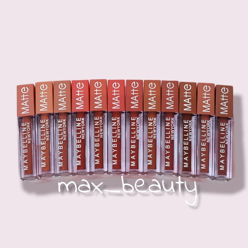 [Per Batang] Lipcream Maybelline MATTE Sensational Box Red 6088-3