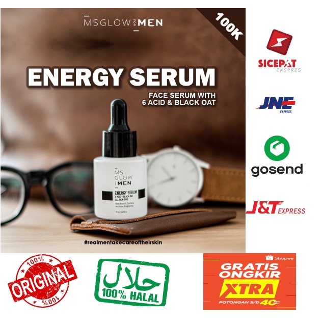 Serum MS Glow For Men/ Serum Wajah/ MS Glow Men