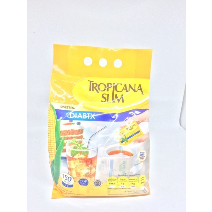 

TROPICANA SLIM SWEETENER DIABTX 150 SACHET