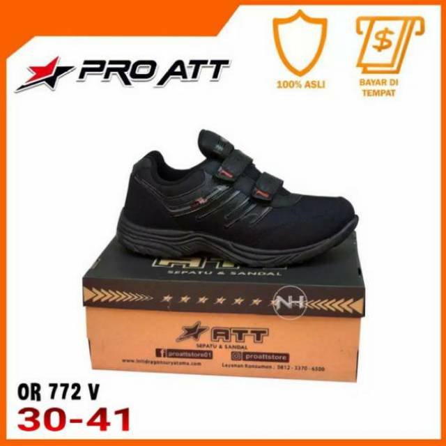 (COD) TERMURAH Sepatu Sekolah Anak SD SMP Pro ATT OR 772V