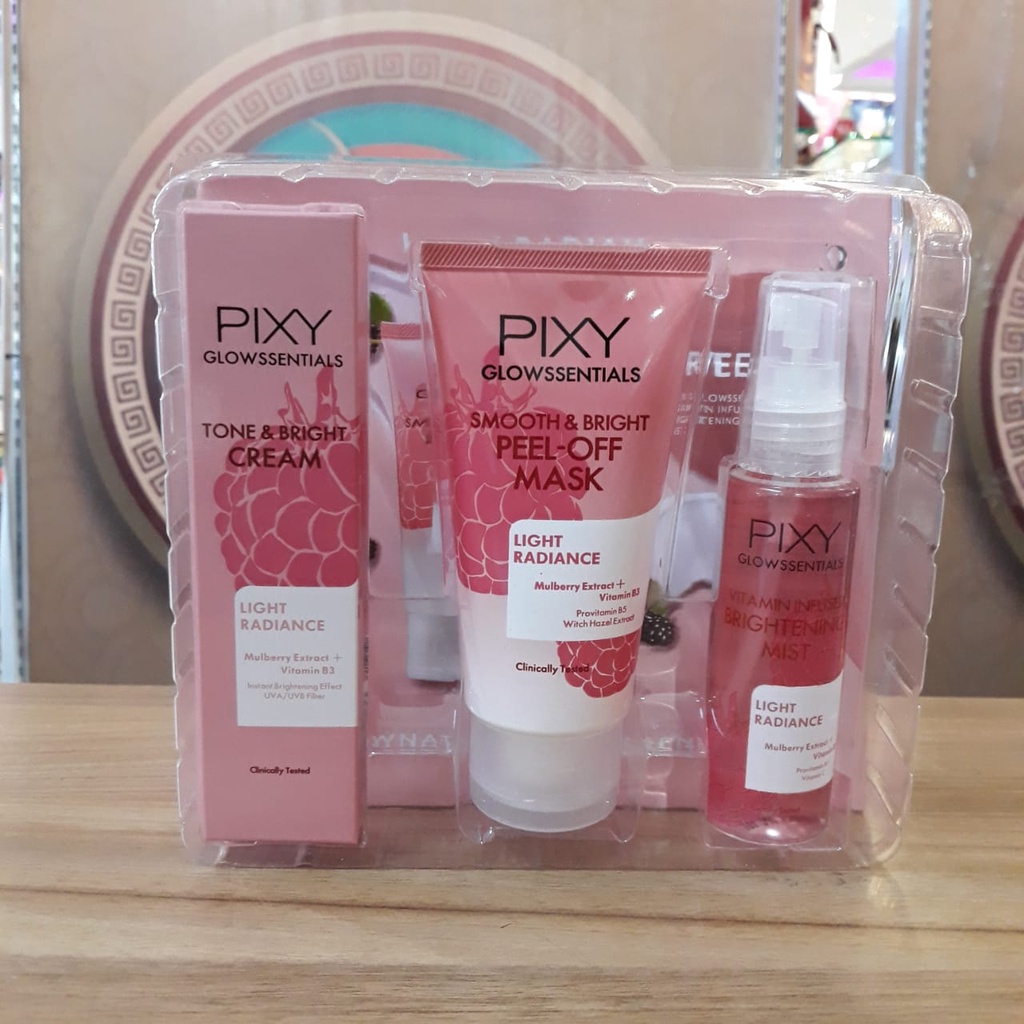 PIXY PACKAGE GLOWSSENTIALS LIGHT RADIANCE