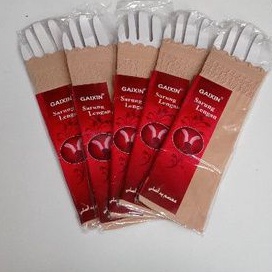 Manset tangan handsock wanita muslim bahan stocking tipis ada lubang jempol pelindung tangan lengan