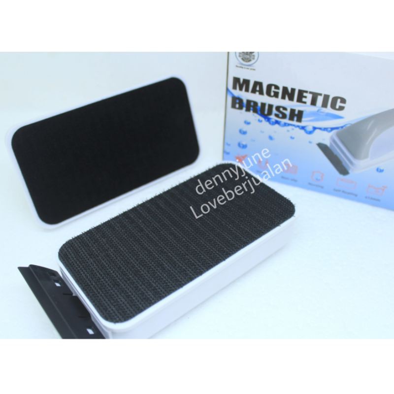 Sakkai Pro Floating Magnet Scraper size M/L Medium Large Magnetic Brush Pembersih Kaca Aquarium