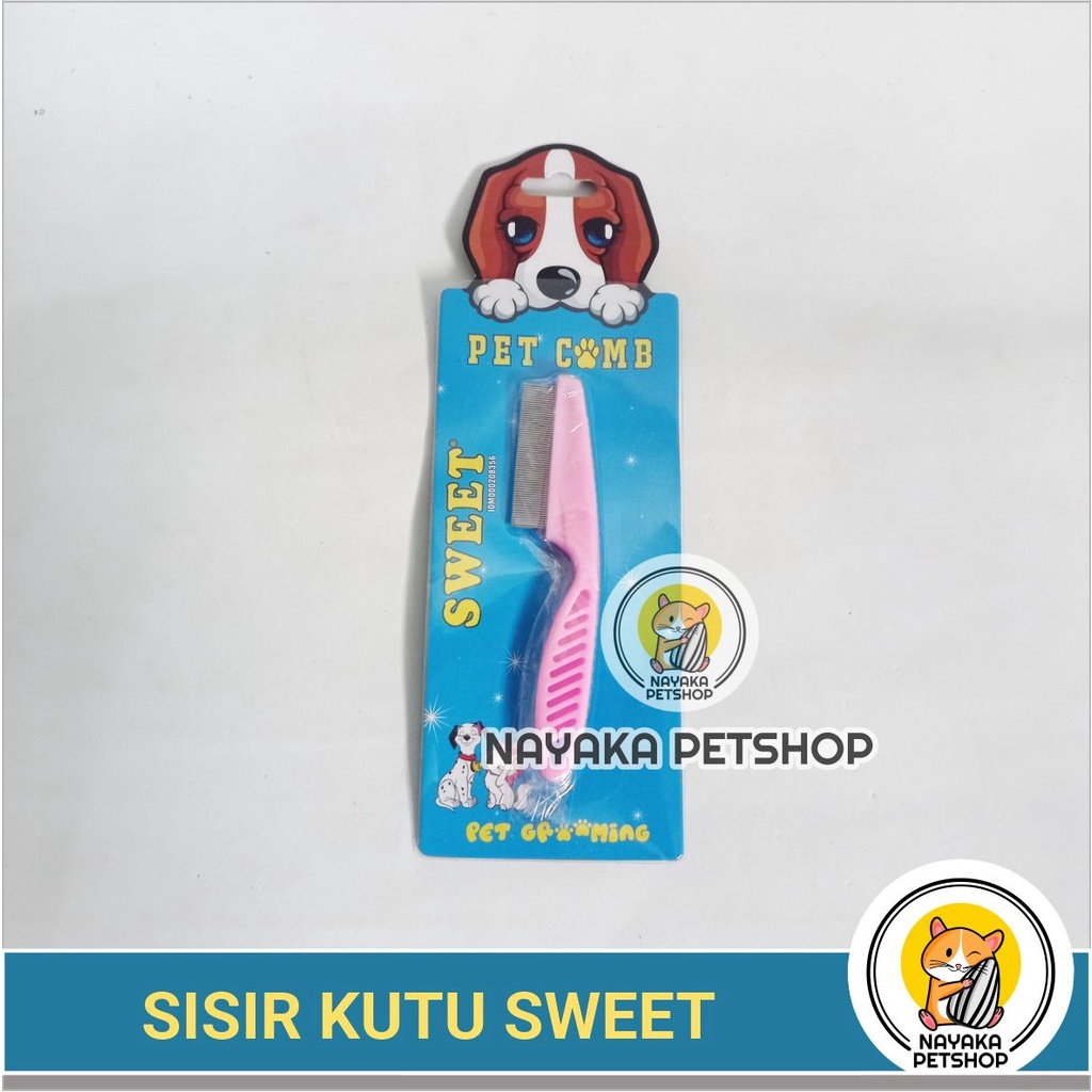 Sisir Kutu Kucing Serit Kutu Kelinci