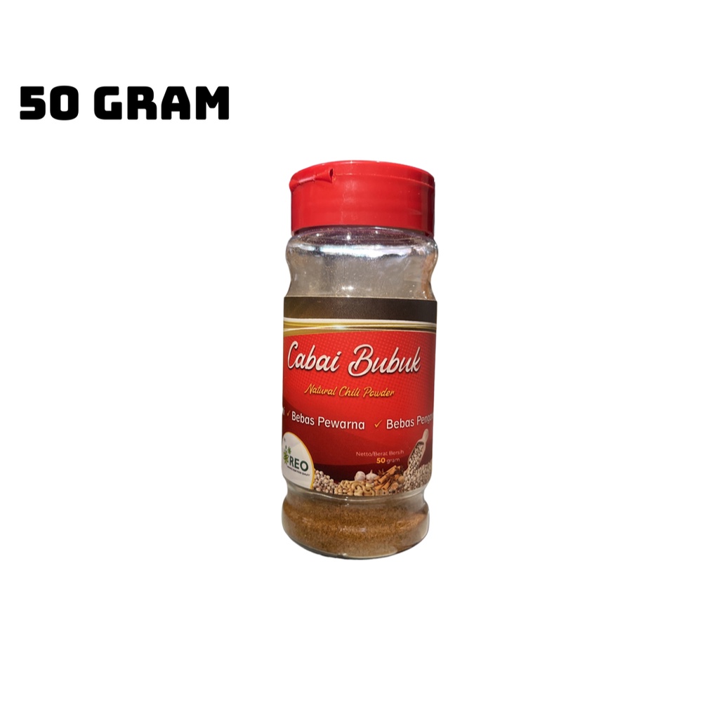 CABE BUBUK BOTOL / CABAI BUBUK CAP REO 50 GRAM - ECERAN