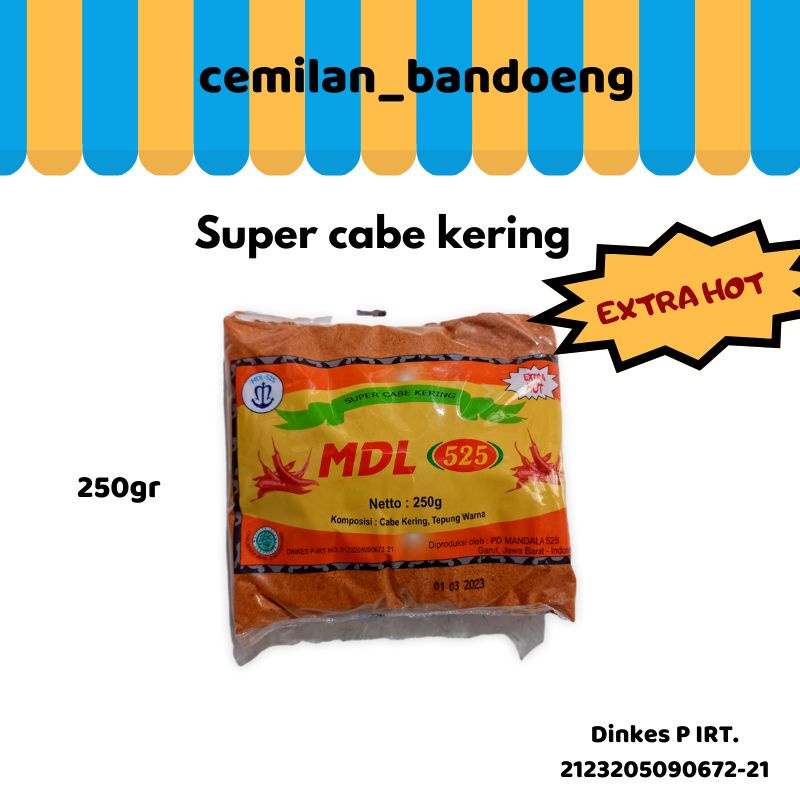 CABE BUBUK 250GR MDL 525