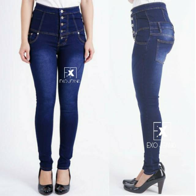 EXO - [ 27 - 34 ] JEANS HIGHWAIST KANCING 5 /HW K5 /HW KANCING 5 /JEANS HW BUTTON