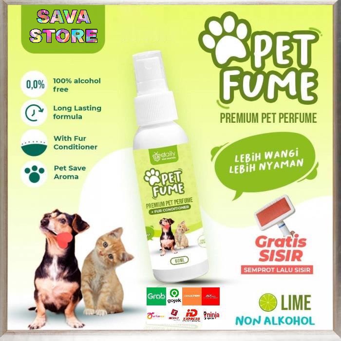 PARFUM KHUSUS HEWAN KUCING ANJING KELINCI DAILY PET PARFUME NO ALKOHOL