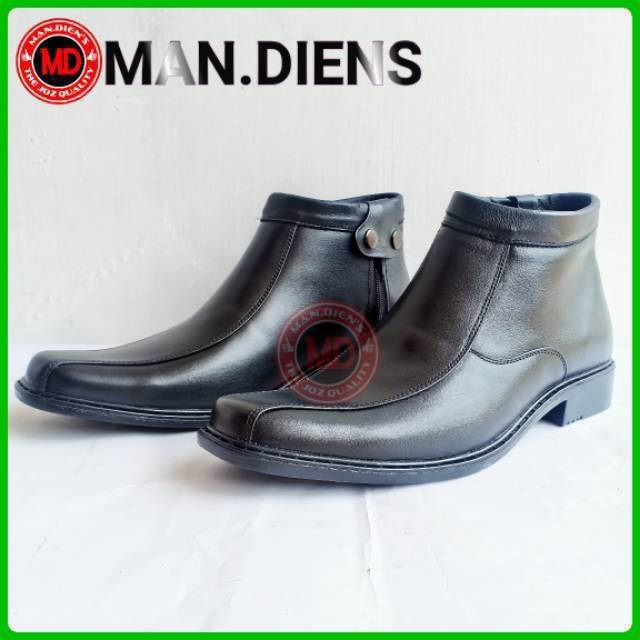 MANDIENS - SJ164 Sepatu Kulit Boots Pria Original Medali Export Quality